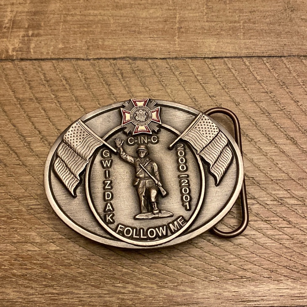 VFW Follow Me Belt Buckle